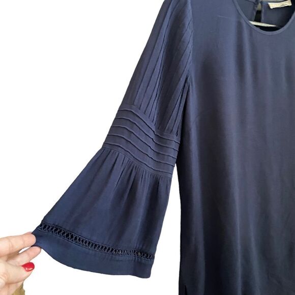 dainielrainn Blue Hi/Lo Blouse Size Small - Picture 4 of 7